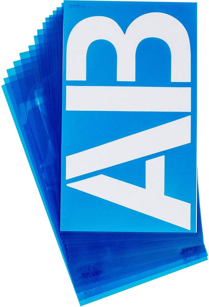 Westcott 15829 LetterCraft Stencil Helvetica 6-Inch Characters