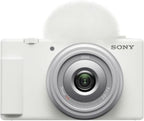 Sony ZV1F/W Vlog Camera White Content Creator Bundle