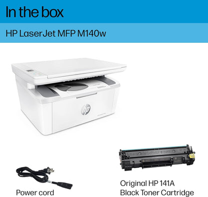 HP New Version M140w Wireless LaserJet MFP Printer