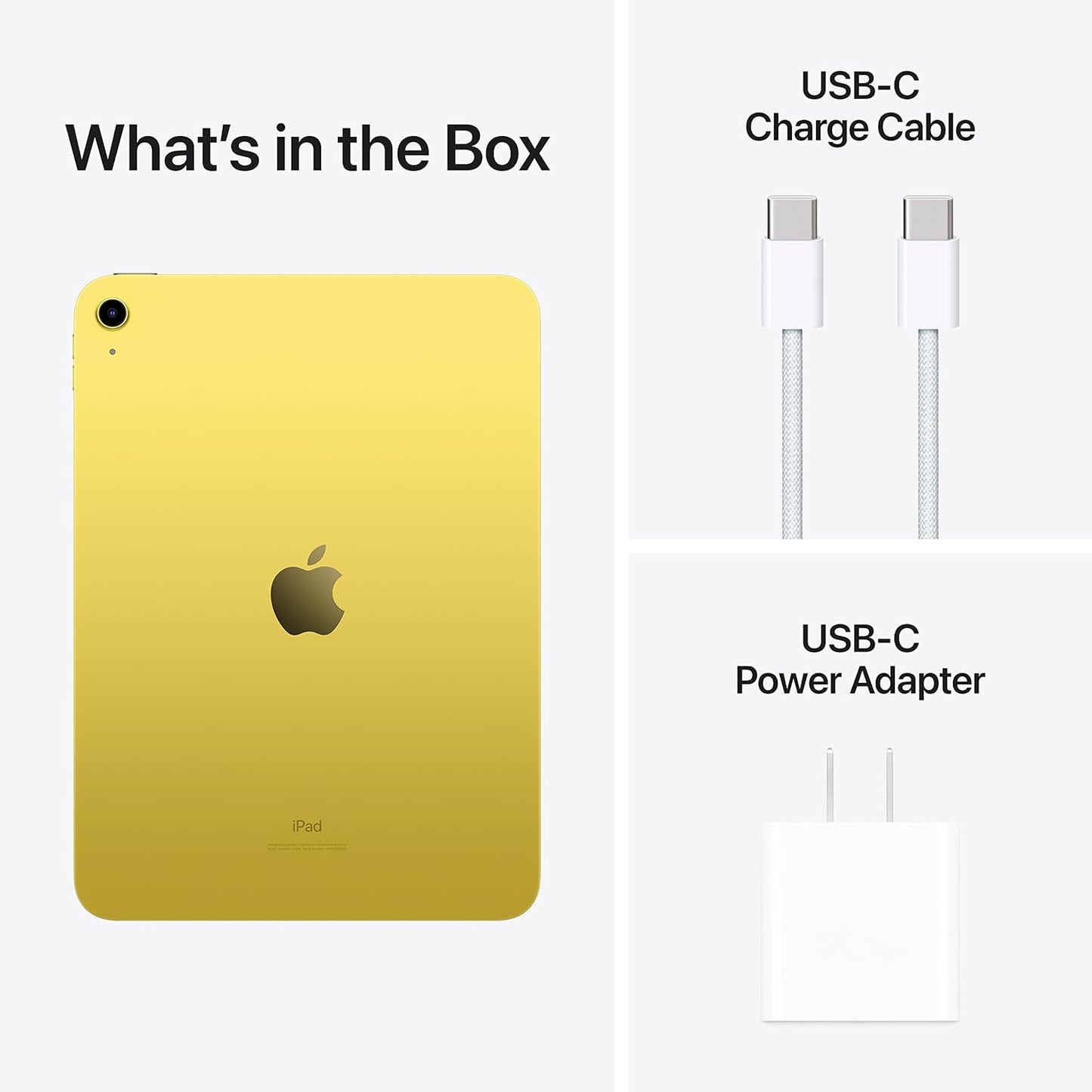 Apple MPQ23LL/A iPad 10th Gen 64GB Wi-Fi Yellow