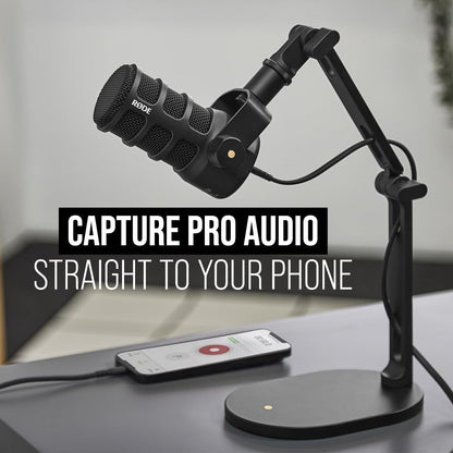 Rode PODMICUSB Dynamic Broadcast Microphone XLR/USB