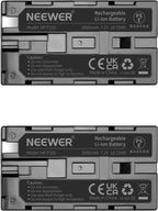 Neewer NP-F550 Replacement Battery 2-Pack 2600mAh Sony HandyCams