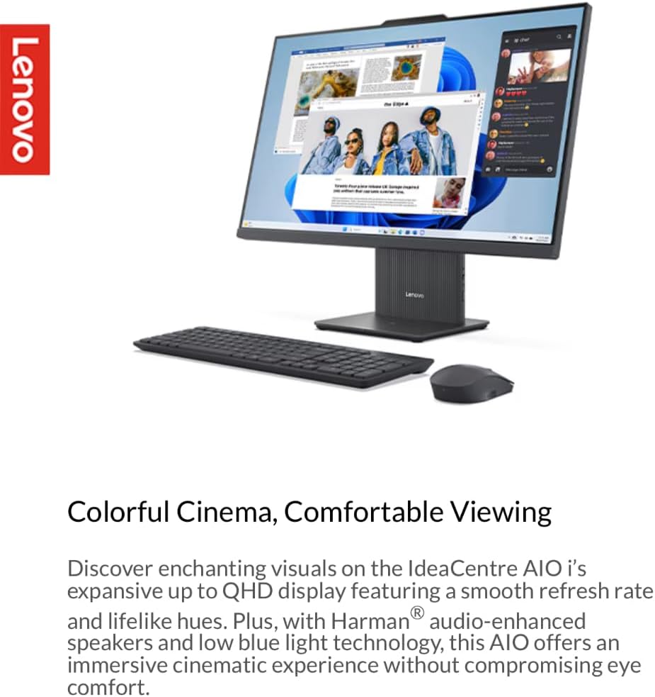 Lenovo IdeaCentre 27" QHD i7 All-in-One Computer