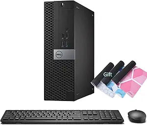 Dell 5050-SFF i5-7500 16GB 512SSD+2TB HDD WiFi6 Win10Pro Renewed