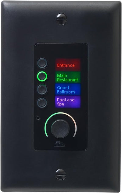 BSS EC-4BV-BLK-US Ethernet Controller Volume Control Black