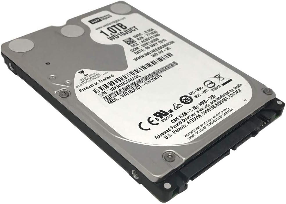 Western Digital WD10JUCT/CR/3YR 1TB AV-25 SATA Hard Drive Renewed