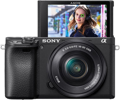 Sony ILCE-6400L/B a6400 16-50mm Lens Bundle
