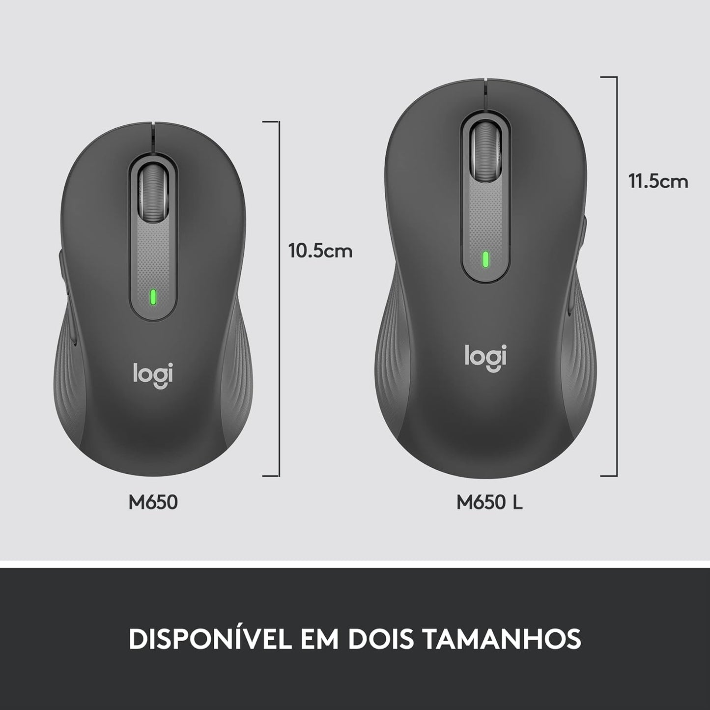 Logitech 910-006250 Signature M650 Graphite Wireless Mouse