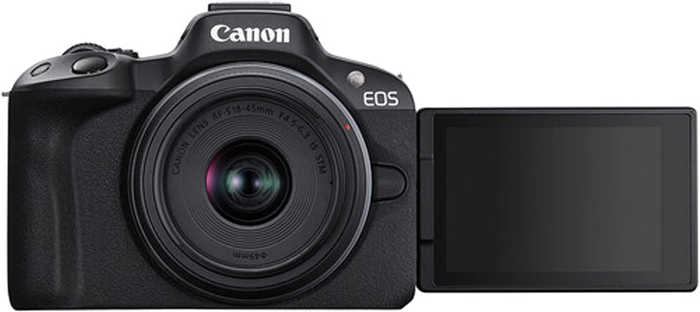 Canon R50 Mirrorless Camera 18-45mm Kit (Renewed)