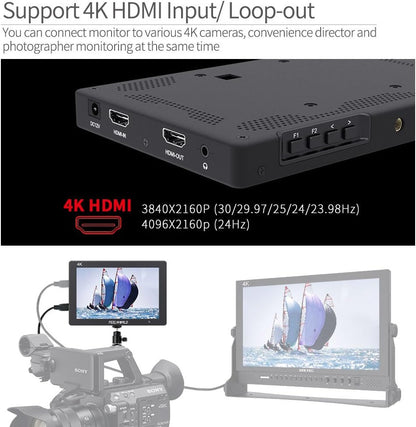FEELWORLD T7. 7" 4K HDMI Camera Field Monitor
