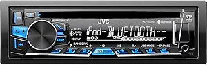 JVC Single DIN Bluetooth Car CD Receiver