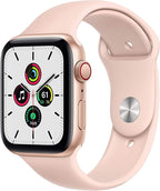 Apple Series SE 44mm Gold Aluminum Watch GPS + Cellular Renewed