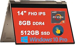 Dell Inspiron 14 7405 2-in-1 Ryzen Laptop Renewed