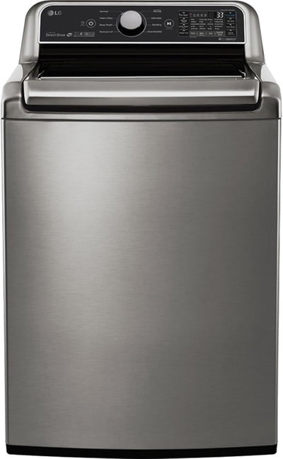 LG WT7300CV 5.8 cu.ft Top Load Washer TurboWash Graphite Steel