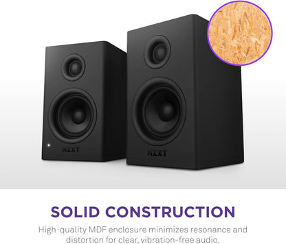 NZXT AP-SPKB2-US Relay PC Gaming Desktop Speakers