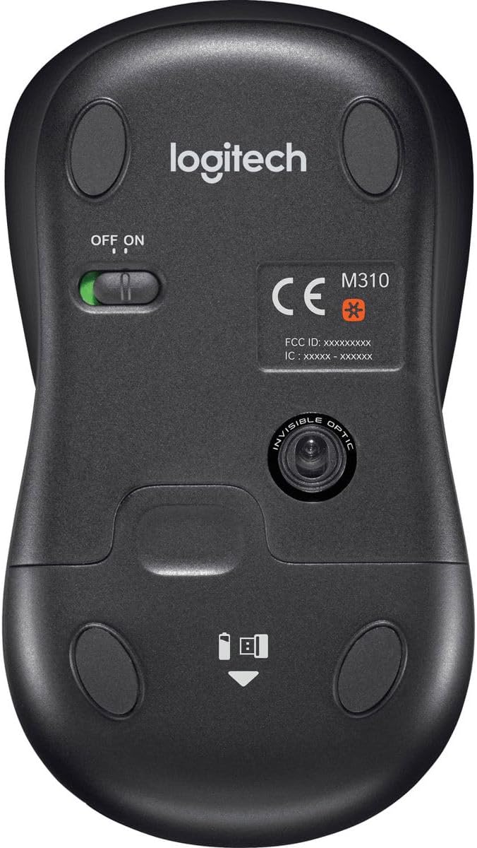 Logitech 910-004277 Wireless Mouse M310 - Black