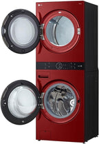 LG WKEX200HRA WashTower Washer Dryer TurboWash Red