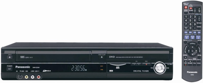 Panasonic DMR-EZ48VP-K VHS DVD Recorder Combo — main product image