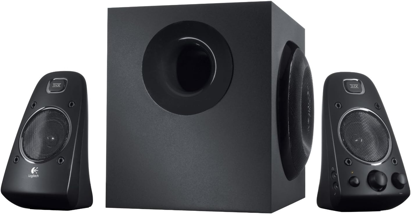 Logitech Z623 2.1 Speaker System THX Subwoofer Renewed