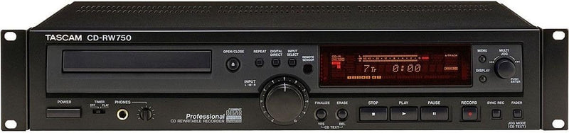 Tascam CDRW750 Standalone CD Audio Recorder — main product image