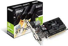 MSI GT 710 2GD3 LP-cr GeForce Graphics Card (Renewed)