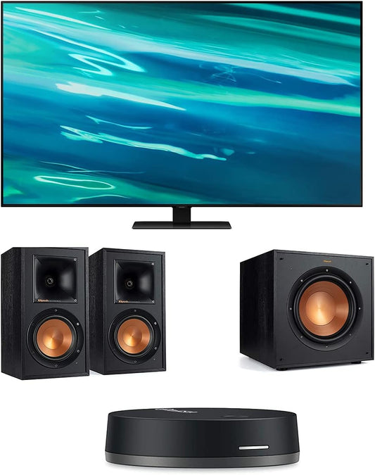 Samsung QN85Q80AA 85-Inch 4K QLED Smart TV Klipsch Bundle (Used)