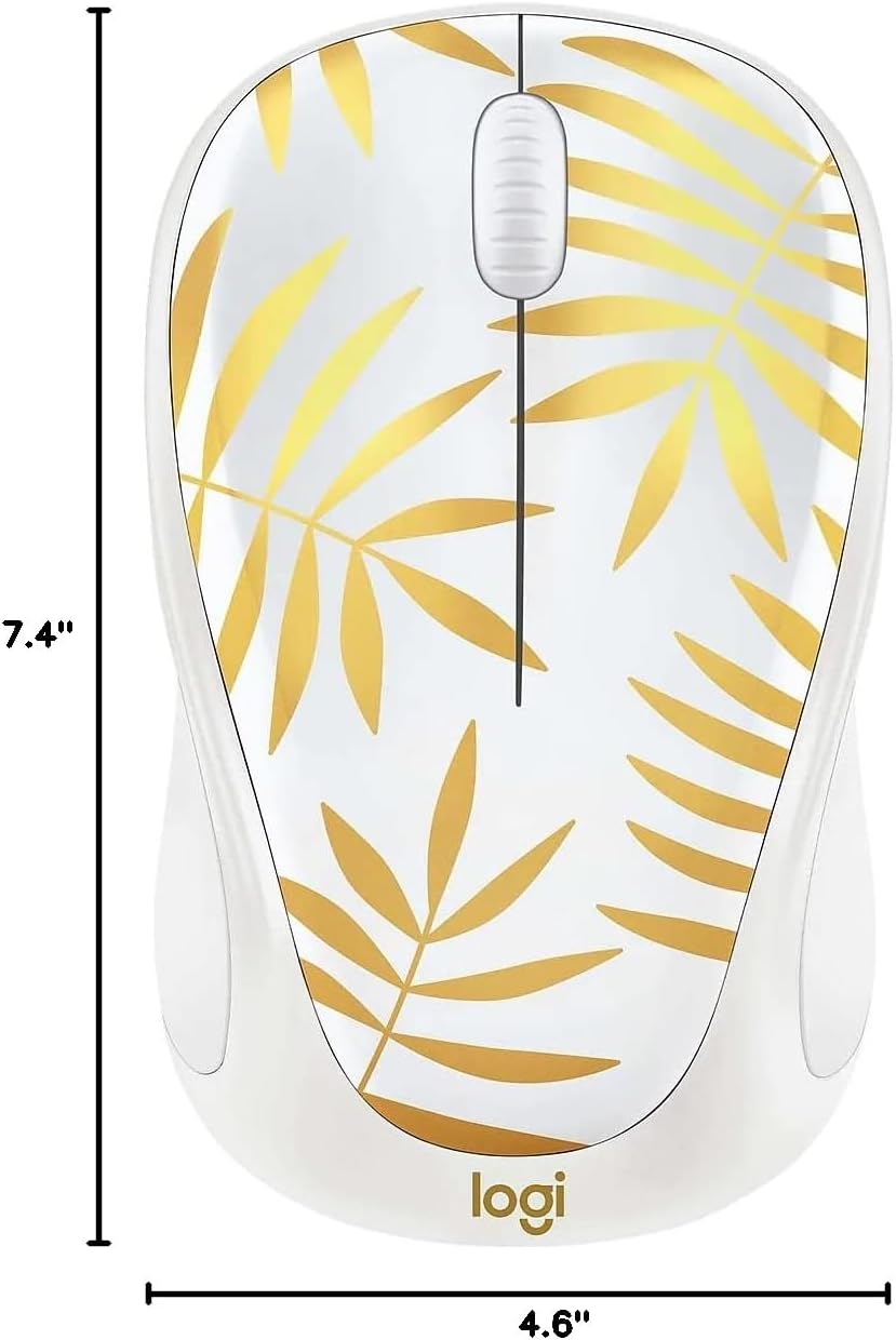 Logitech 910-006614 Design Collection Wireless Mouse - Portable, Optical