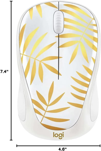 Logitech 910-006614 Design Collection Wireless Mouse - Portable, Optical