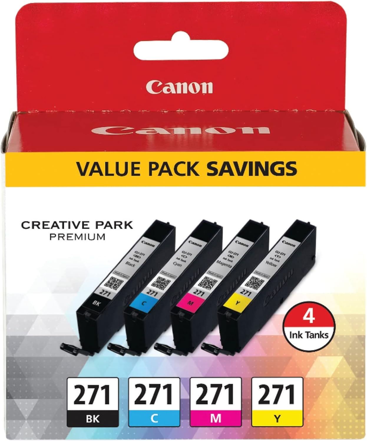 Canon 0390C005 CLI-271 Ink Value Pack