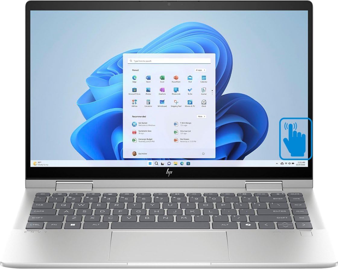 HP Envy x360 2-in-1 Laptop: Core 7, 16GB RAM, 2TB SSD