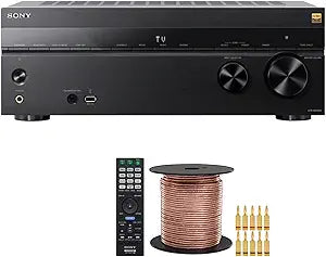 Sony STR-AN1000 7.2 Ch 8K AV Receiver Atmos Bundle