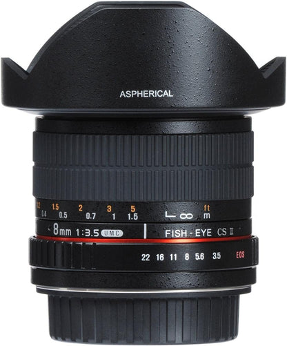Rokinon HD8M-N 8mm f/3.5 HD Fisheye Lens