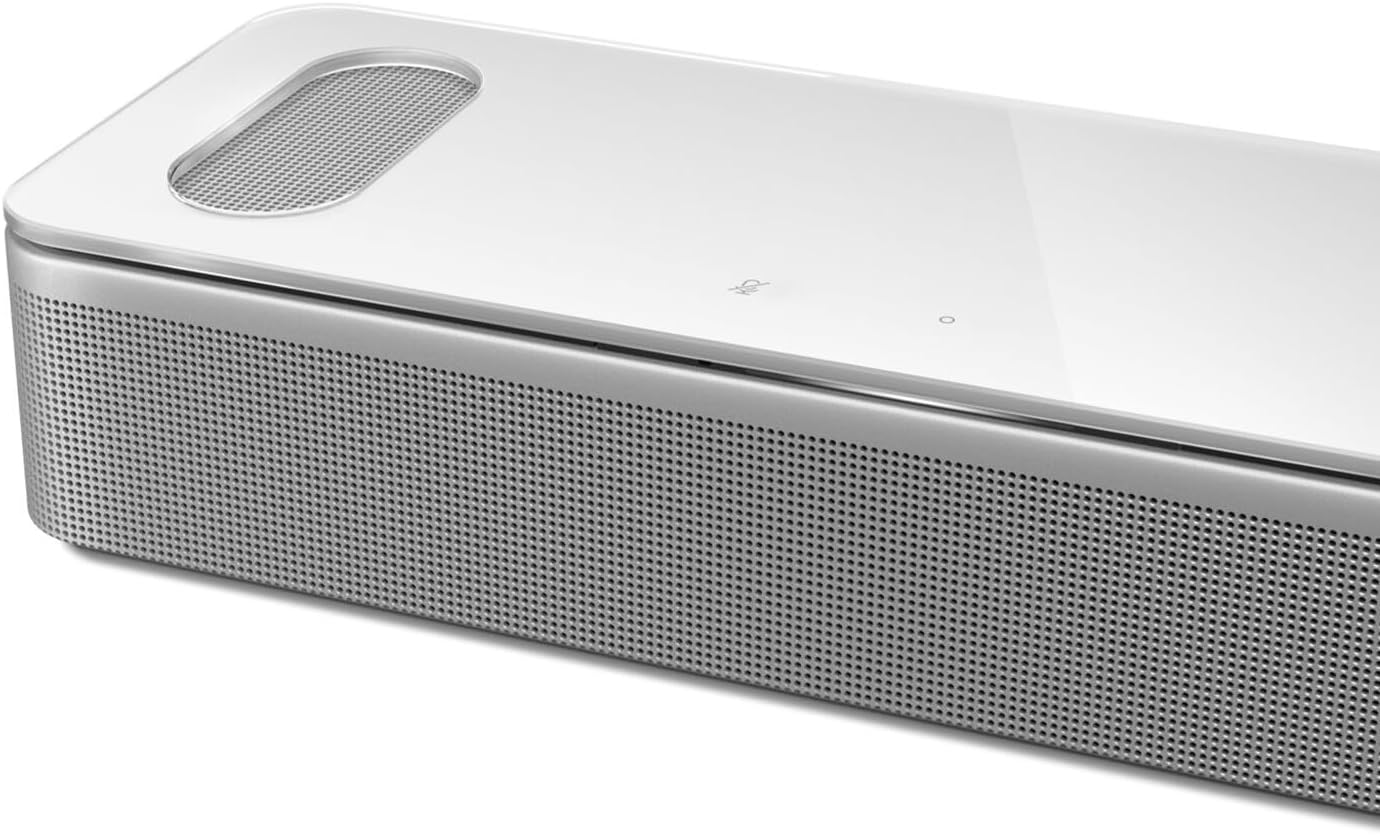 Bose 882963-1200 Smart Ultra Soundbar White Dolby Atmos Alexa