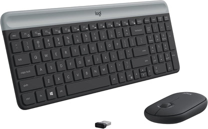 Logitech 920-009437 MK470 Slim Wireless Keyboard Mouse Combo