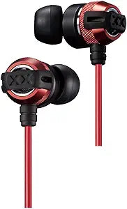 JVC HA-FX33X-R Victor Earbud Headphones Red Japan — main product image