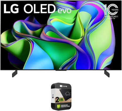 LG E99LGOLED83C3PUA 83-Inch OLED evo C3 4K Smart TV Bundle