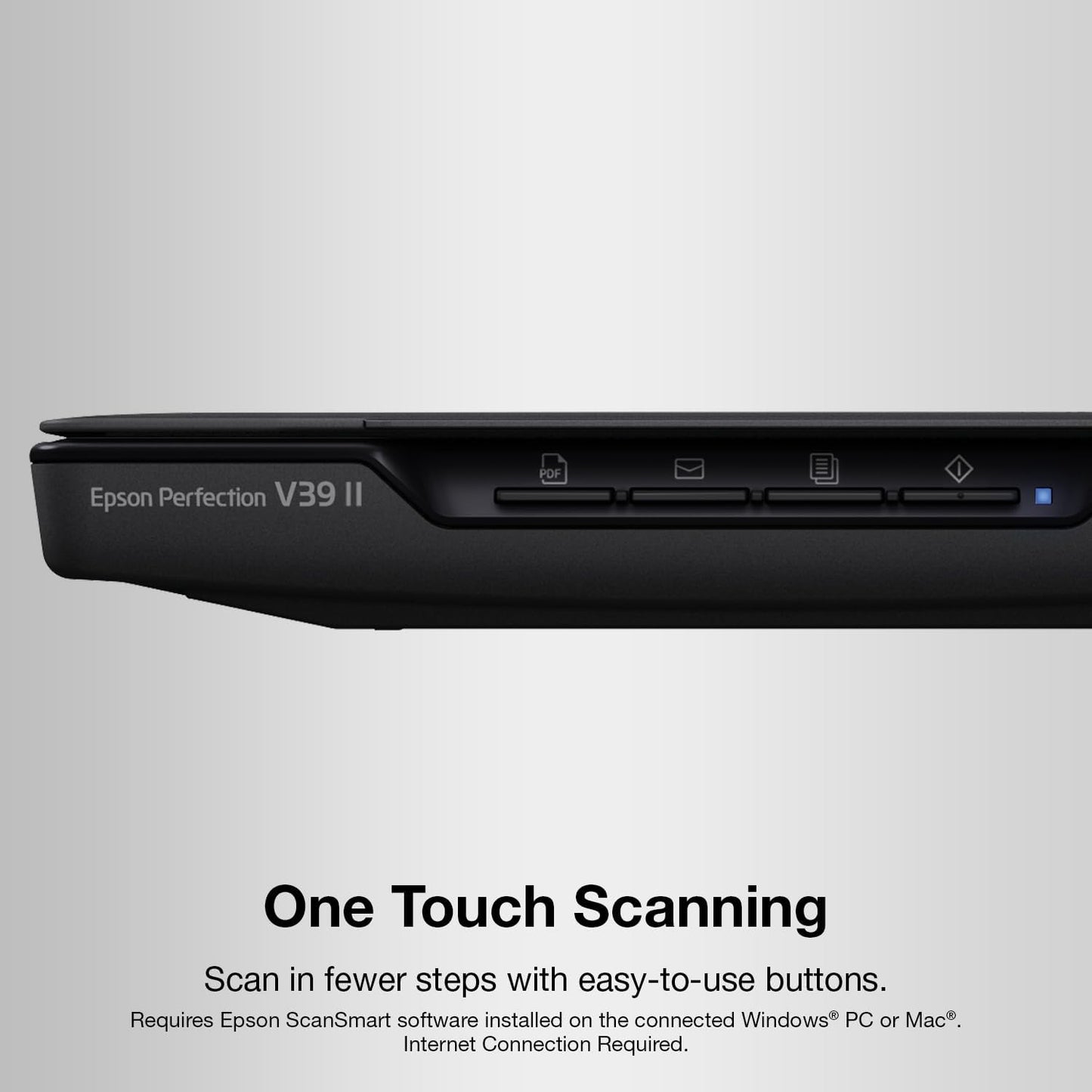 Epson B11B268201 Perfection V39 II Flatbed Color Photo Scanner