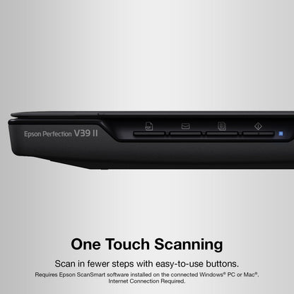 Epson B11B268201 Perfection V39 II Flatbed Color Photo Scanner