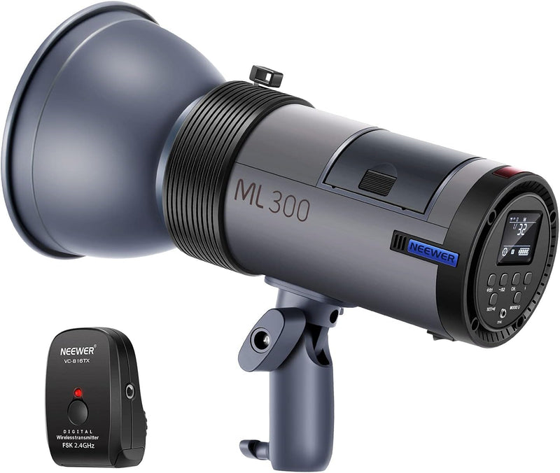 Neewer 10097273 ML300 300W Li-ion Battery Strobe Flash — main product image