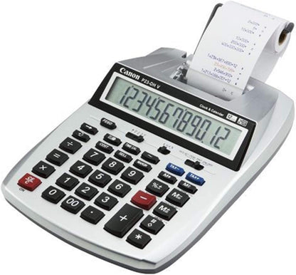 Canon P23-DHV Printing Calculator 12-Digit 2-Color