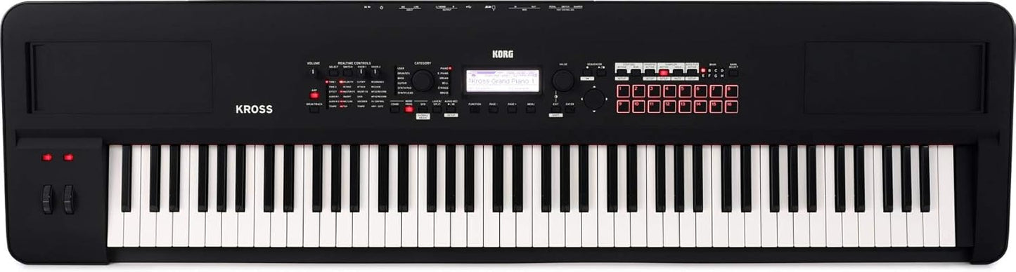 Korg KROSS288MB 88-key Synthesizer Workstation - Matte Black