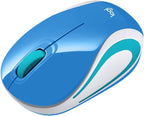 Logitech 910-005360 Wireless Mini Mouse M187 - Portable Blue