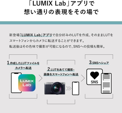 Panasonic DC-S9N-D LUMIX S9 Camera: Full-Frame, 18-40mm Lens, Orange