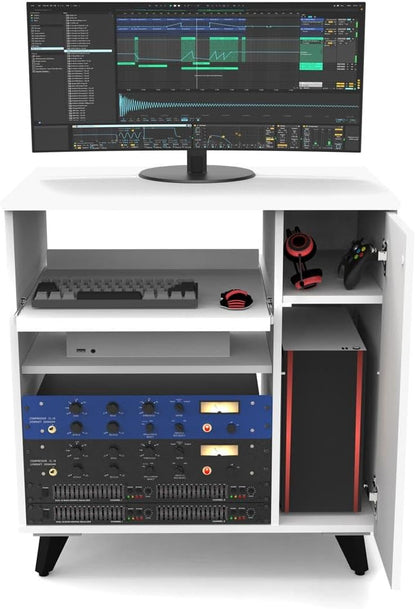 Glorious 246885 Modular Side Rack White Studio Furniture