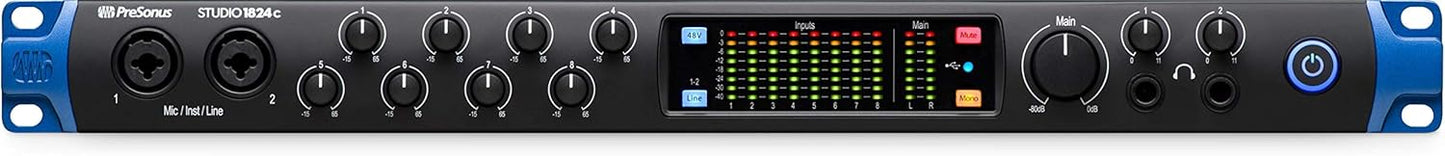 PreSonus Studio 1824C USB-C Audio MIDI Interface