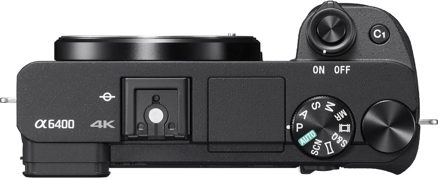 Sony a6400 4K Camera with Lenses Accessory Kit