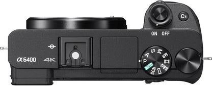 Sony a6400 4K Camera with Lenses Accessory Kit
