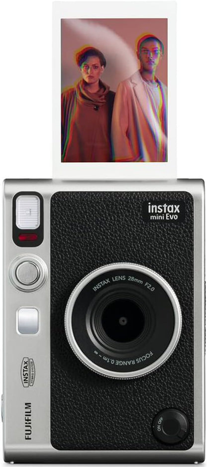Fujifilm EVOK1 Instax Mini EVO Hybrid Instant Camera Film Bundle