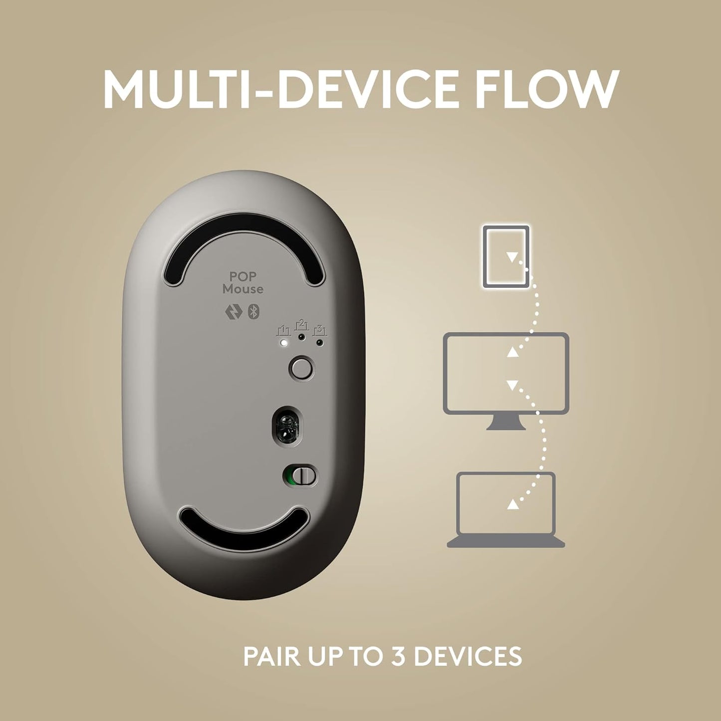Logitech 910-006625 POP Mouse - Wireless SilentTouch Mist