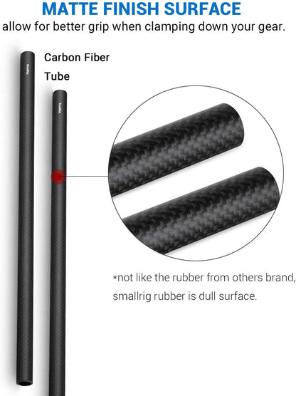 SmallRig 851 15mm Carbon Fiber Rods 12 Inch